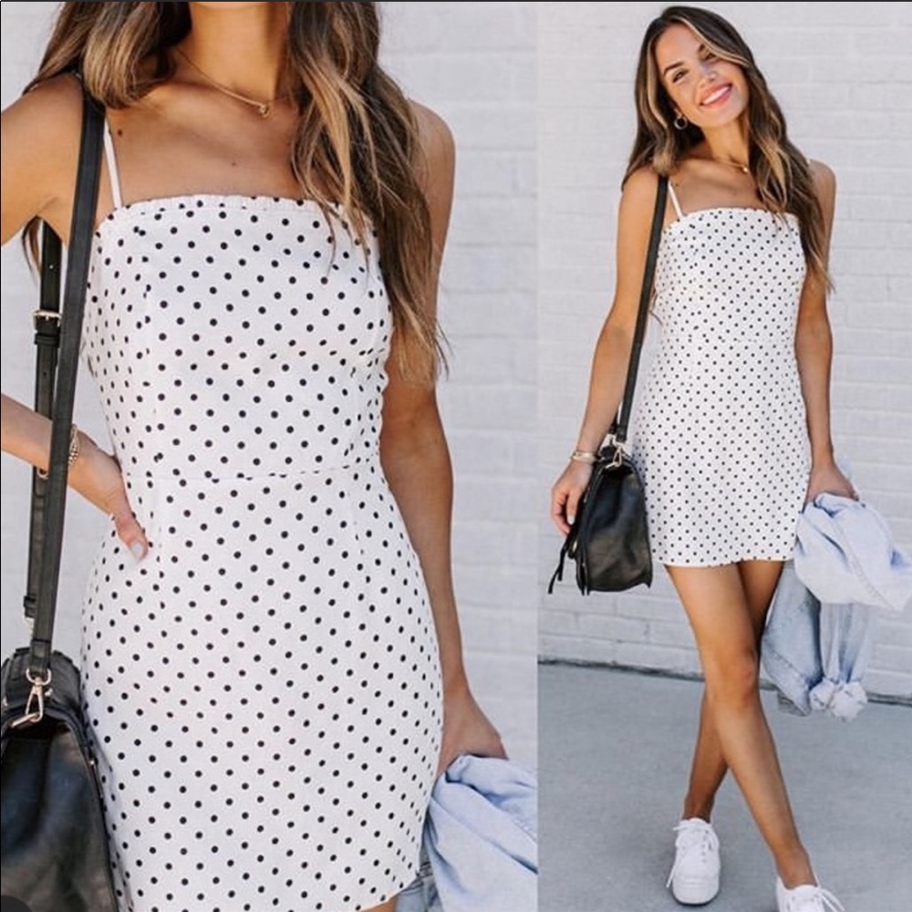 NWOT VICI Polka Dot Mini Dress